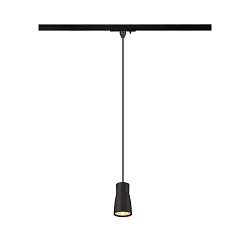 1- Luminaire � suspension monophas� PURI 2.0 - DOME semi-circulaire GU10 IP20, noir gradable