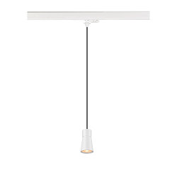 Luminaire suspendu triphas� PURI 2.0 - CONE conique GU10 IP20, blanche gradable