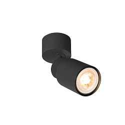 Applique et plafonnier PURI 2.0 - TUBE GU10 IP20, noir gradable
