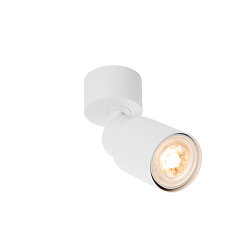 Applique et plafonnier PURI 2.0 - TUBE GU10 IP20, blanche gradable