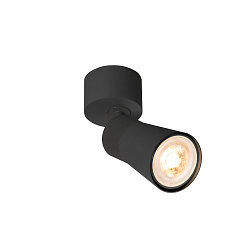 Applique et plafonnier PURI 2.0 - CONE GU10 IP20, noir gradable