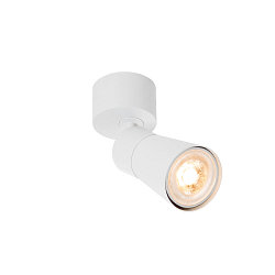 Applique et plafonnier PURI 2.0 - CONE GU10 IP20, blanche gradable