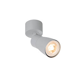 Applique et plafonnier PURI 2.0 - DOME GU10 IP20, gris gradable