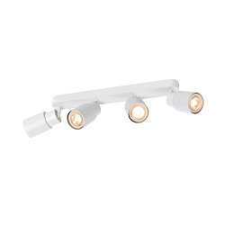 Applique et plafonnier PURI 2.0 - TUBE 4 flammes, langue GU10 IP20, blanche gradable