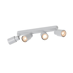 Applique et plafonnier PURI 2.0 - TUBE 4 flammes, langue GU10 IP20, gris gradable