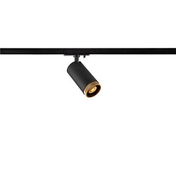 1-Projecteur monophasé GRIP! L GU10 pivotant, rotatif GU10 IP20, noir gradable