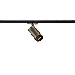 1-Projecteur monophasé GRIP! L GU10 pivotant, rotatif GU10 IP20, bronze gradable