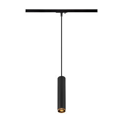 1- Luminaire à suspension monophasé GRIP! L GU10 GU10 IP20, noir gradable