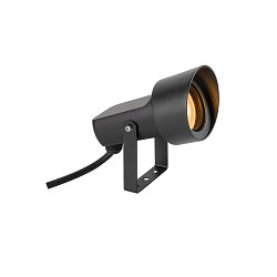 Lampe � piquet de terre SYNA SHADE rond, inclinable GU10 IP65, noir gradable