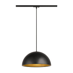 1- Luminaire � suspension monophas� FORCHINI M 40 TRACK E27 IP20, noir gradable