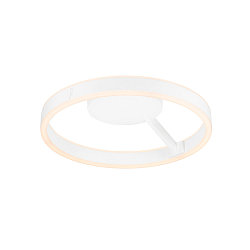 Applique et plafonnier ONE DALI �40CM haut bas, contr�lable par DALI, CCT Switch, forme de l'anneau IP20, blanche gradable
