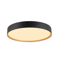 Applique et plafonnier DECONA PHASE rond, CCT Switch IP44, or, noir gradable