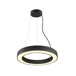 pendant luminaire MEDO® RING 60 PHASE for VDU workstation, CCT Switch IP20, black dimmable