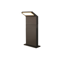 Lampadaire d’extérieur ORDI II POLE 45 angulaire IP65, noir gradable
