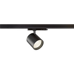 Luminaire triphas� TRACKSPOT C 17 50� r�glable, commutable IP20, noir, laqu� 