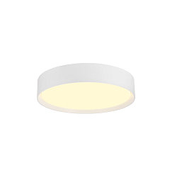 Luminaire de plafond DECONA 30 CL rond, avec capteur, adapté aux postes de travail avec écran IP44, blanche, laqué 