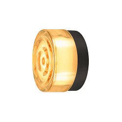 Applique et plafonnier CYFT WAVE IP65, ambre, noir, laqué gradable