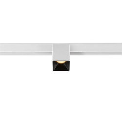 Projecteur sur rail FIXT-IT! rond, version pour montage en surface, adapt� aux postes de travail avec �cran IP20, noir