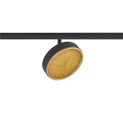 Projecteur sur rail GRIP! FLAT rond IP20, or, noir, laqu� gradable