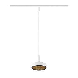 Luminaire à suspension GRIP! FLAT IP20, noir, blanche gradable