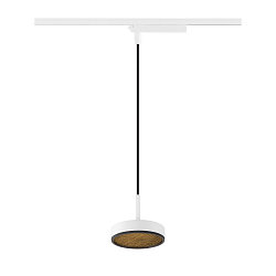 Luminaire � suspension monophas� GRIP! FLAT Bas, sans abat-jour, CCT Switch IP20, noir, blanche gradable