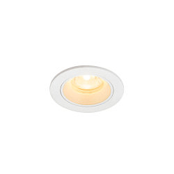 Plafonnier encastr� NUMINOS� XS rond, adapt� aux postes de travail avec �cran IP20, blanche, laqu� gradable