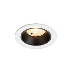 Plafonnier encastr� NUMINOS� S adapt� aux postes de travail avec �cran IP20, noir, blanche gradable