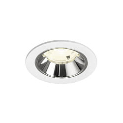Plafonnier encastr� NUMINOS� S adapt� aux postes de travail avec �cran IP20, chrome, blanche gradable
