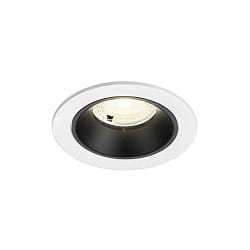 Plafonnier encastr� NUMINOS� S adapt� aux postes de travail avec �cran IP20, noir, blanche gradable