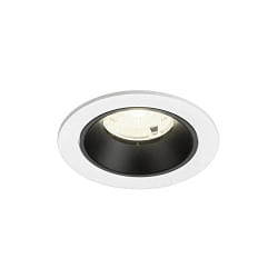 Plafonnier encastr� NUMINOS� S adapt� aux postes de travail avec �cran IP20, noir, blanche gradable