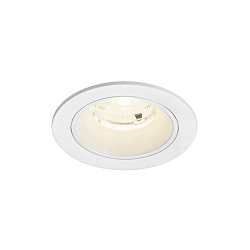 Plafonnier encastr� NUMINOS� S rond, adapt� aux postes de travail avec �cran IP20, blanche, laqu� gradable