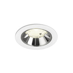 Plafonnier encastr� NUMINOS� S adapt� aux postes de travail avec �cran IP20, chrome, blanche gradable