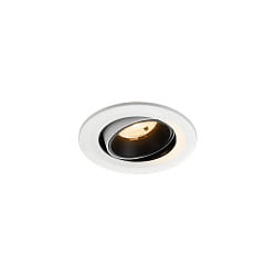 Plafonnier encastr� NUMINOS� MOVE S pivotant, adapt� aux postes de travail avec �cran IP20, noir, blanche gradable