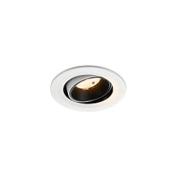 Plafonnier encastr� NUMINOS� MOVE S pivotant, adapt� aux postes de travail avec �cran IP20, noir, blanche gradable