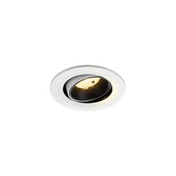 Plafonnier encastr� NUMINOS� MOVE S pivotant, adapt� aux postes de travail avec �cran IP20, noir, blanche gradable