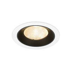 Plafonnier encastr� NUMINOS� L adapt� aux postes de travail avec �cran IP20, noir, blanche gradable