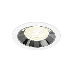 Plafonnier encastr� NUMINOS� L adapt� aux postes de travail avec �cran IP20, chrome, blanche gradable