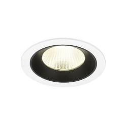 ceiling recessed luminaire NUMINOS® L suitable for VDU workstation IP20, black, white dimmable