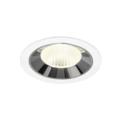 ceiling recessed luminaire NUMINOS® L suitable for VDU workstation IP20, chrome, white dimmable