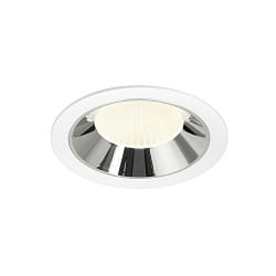 ceiling recessed luminaire NUMINOS® XL suitable for VDU workstation IP20, chrome, white dimmable