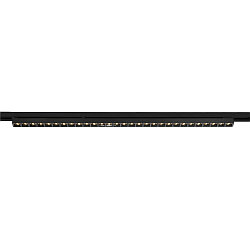 3-phase spot SIGHT EVO SINGLE square IP20, black, lacquered 