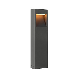 outdoor floor lamp QUAD PRO 60 square, DALI controllable, impact resistant, sea-air resistant IP65, anthracite dimmable