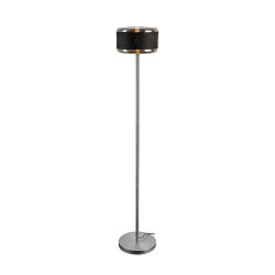 Lampadaire PANTILO ROPE 27 E27 IP20, argent gradable
