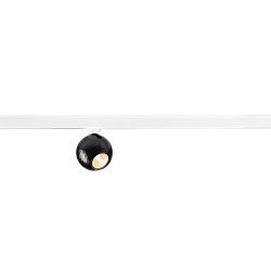 1-Projecteur monophasé DYSKO pivotant à la cardan, en forme de boule IP20, scintillant, noir gradable