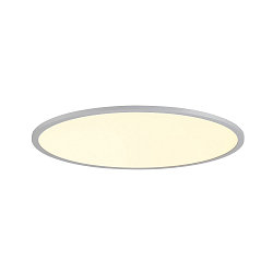 Luminaire de plafond PANEL 60 rond, adapt� aux postes de travail avec �cran IP20, gris, laqu� gradable