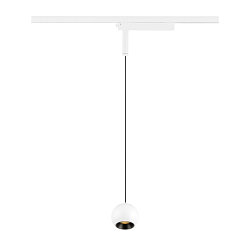 Luminaire � suspension monophas� LIGHT EYE� 2.0 Bas, commutable, en forme de boule IP20, blanc mat 