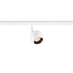 Projecteur sur rail LIGHT EYE® 2.0 rond IP20, noir, blanche, laqué gradable