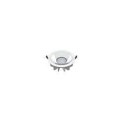 Plafonnier encastr� DOWNLIGHT P 230 ON-OFF rigide, r�sistant aux chocs, multipower, c�bl� en continu IP54, blanche 