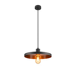 Luminaire à suspension LALU® SET PLATE 33 E27 IP20, noir gradable