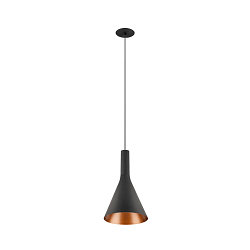 pendant luminaire LALU® SET CONE 15 IP20, black dimmable
